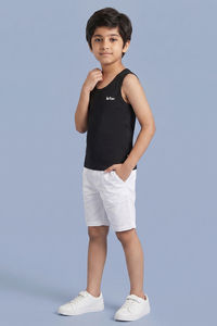 Lee Cooper Boys Solid Vest (Pack of 2) - Multicolor — thumbnail 3